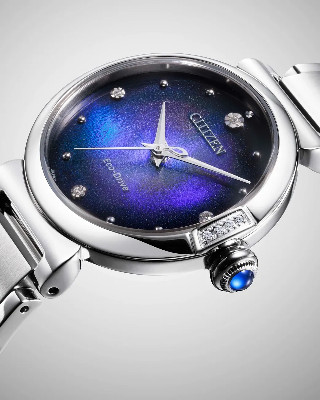 【新品未使用タグ付き】CITIZEN L EM1060-87L Citizen L Mae Blue Dial Stainless Steel Bracelet EM1060-87L | CITIZEN